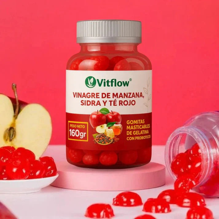 Gomitas de Vinagre de Manzana + Entrega Gratis + Solo pagas al recibir ¡Solo por hoy!